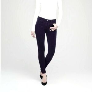 NWT L'Agence Marguerite Skinny Jeans In Black‎ Size 26 2352DNM-NOIR Saks
